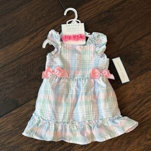 Draper James baby Easter dress bloomer headband